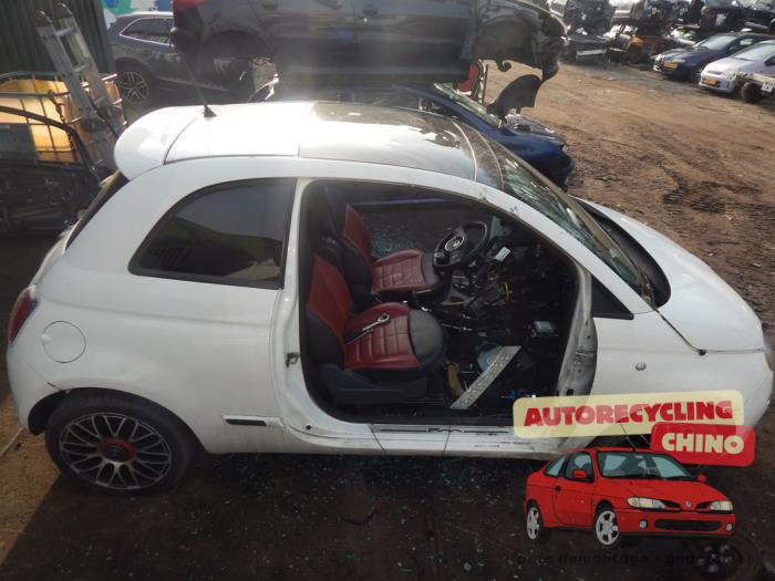 Fiat 500 1.3 MJTD 16V Sloopvoertuig (2008, Wit)