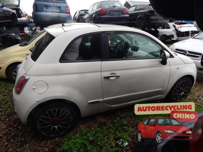 Fiat 500 1.3 MJTD 16V Sloopvoertuig (2008, Wit)
