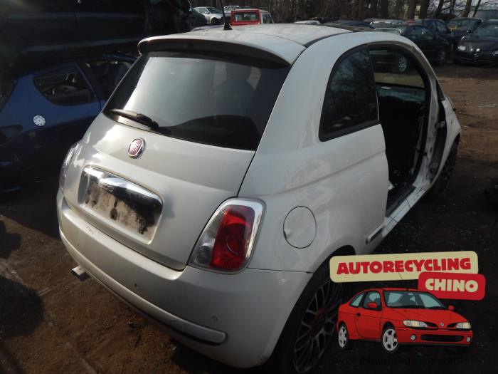 Fiat 500 1.3 MJTD 16V Sloopvoertuig (2008, Wit)