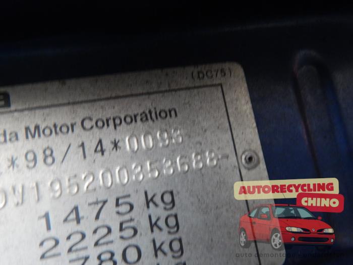 Mazda Demio 1.5 16V Sloopvoertuig (2002, Blauw)