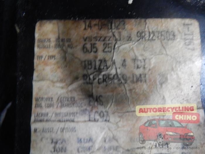 Seat Ibiza IV 1.4 TDI Sloopvoertuig (2009, Zwart)