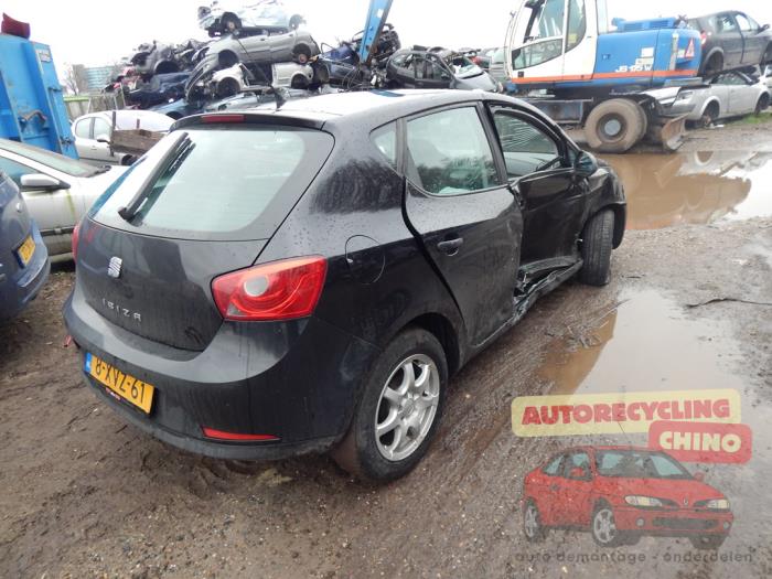 Seat Ibiza IV 1.4 TDI Sloopvoertuig (2009, Zwart)
