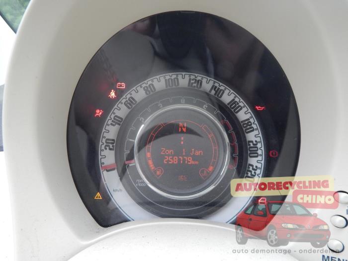 Fiat 500 1.2 Sloopvoertuig (2009, Wit)