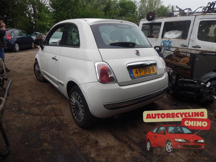 Fiat 500 1.2 Sloopvoertuig (2009, Wit)