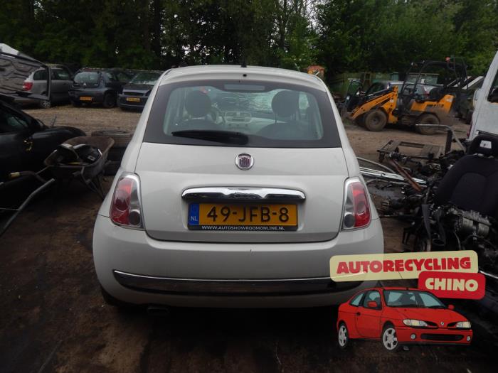 Fiat 500 1.2 Sloopvoertuig (2009, Wit)