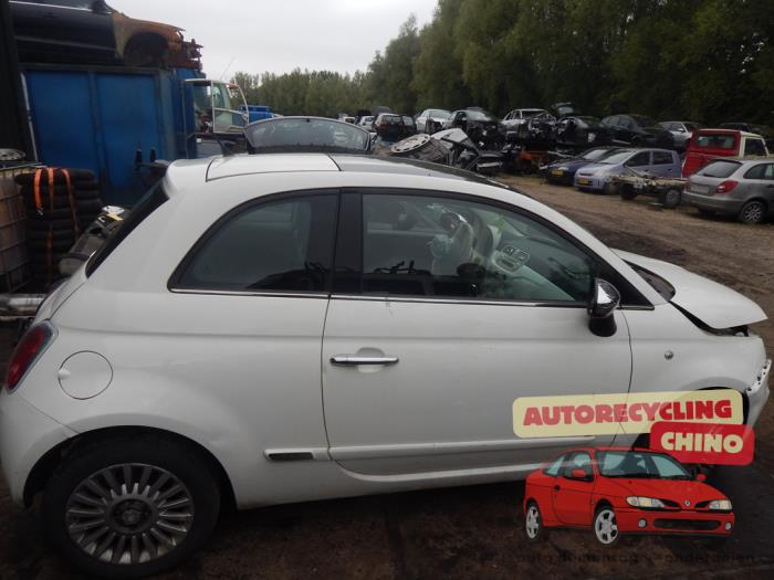 Fiat 500 1.2 Sloopvoertuig (2009, Wit)