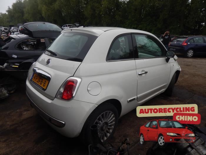 Fiat 500 1.2 Sloopvoertuig (2009, Wit)