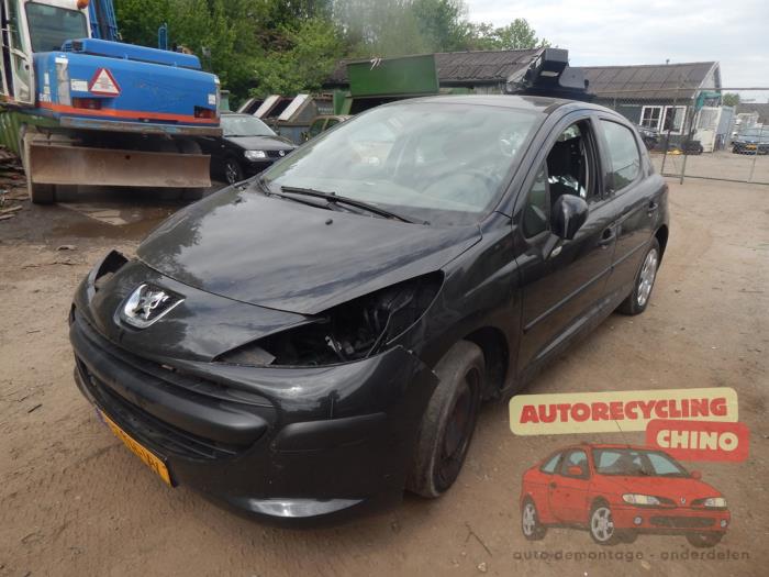 Peugeot 207/207+ 1.4 16V Sloopvoertuig (2006, Zwart)