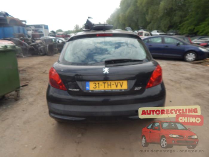 Peugeot 207/207+ 1.4 16V Sloopvoertuig (2006, Zwart)