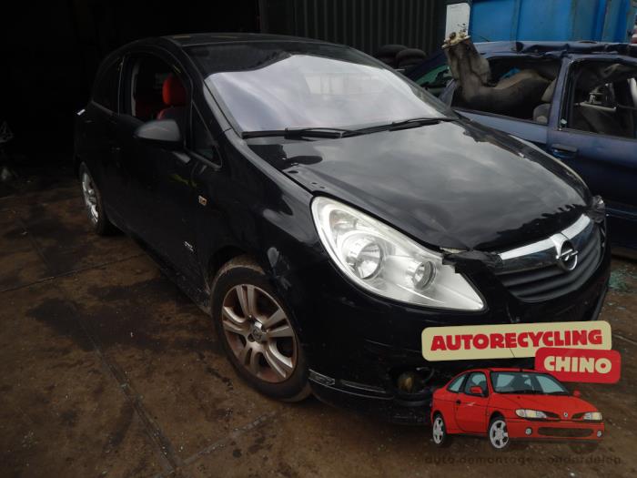 Opel Corsa D 1.4 16V Twinport Sloopvoertuig (2009, Zwart)