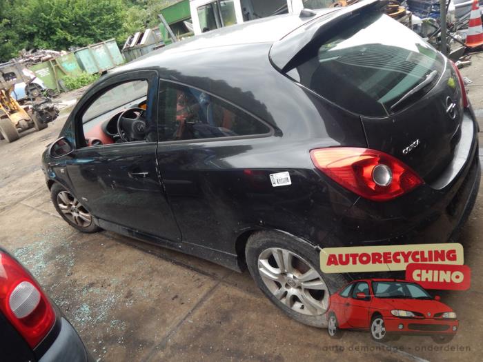 Opel Corsa D 1.4 16V Twinport Sloopvoertuig (2009, Zwart)