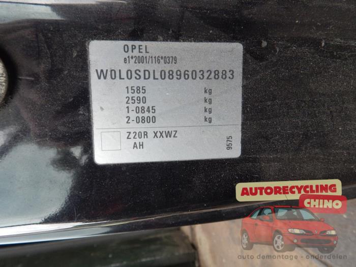 Opel Corsa D 1.4 16V Twinport Sloopvoertuig (2009, Zwart)