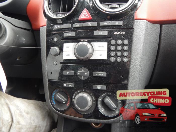 Opel Corsa D 1.4 16V Twinport Sloopvoertuig (2009, Zwart)