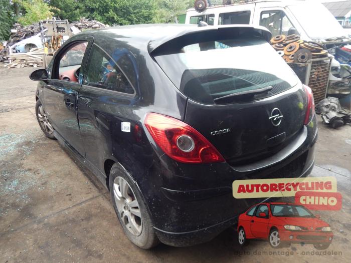 Opel Corsa D 1.4 16V Twinport Sloopvoertuig (2009, Zwart)