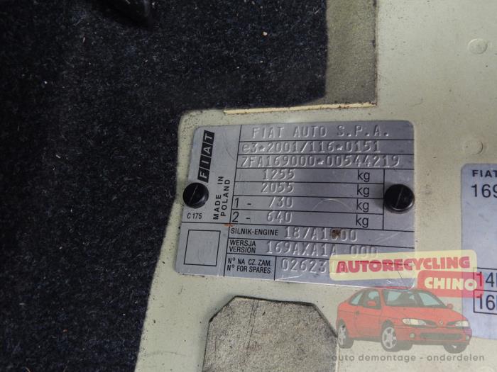 Fiat Panda 1.1 Fire Sloopvoertuig (2006, Geel)