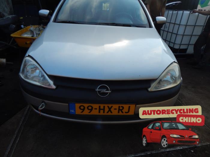 Opel Corsa C 1.2 16V Sloopvoertuig (2002, Grijs)
