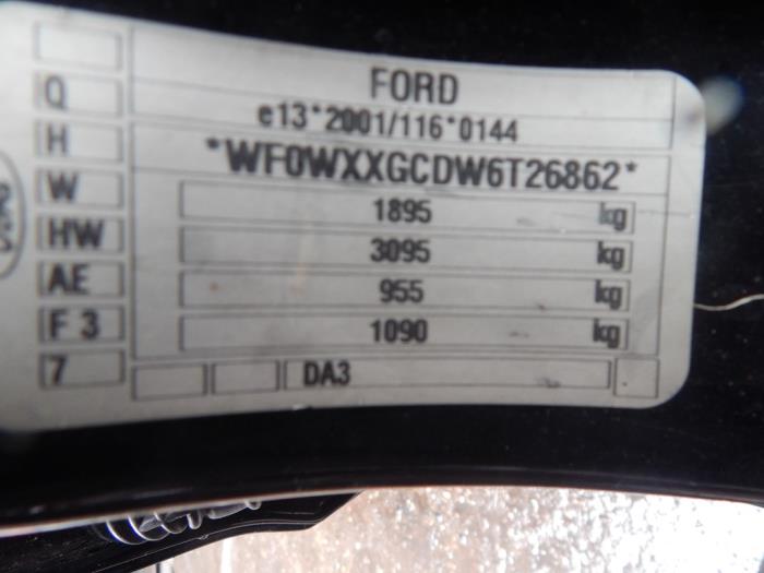 Ford Focus 2 Wagon 1.8 16V Sloopvoertuig (2006, Zwart)