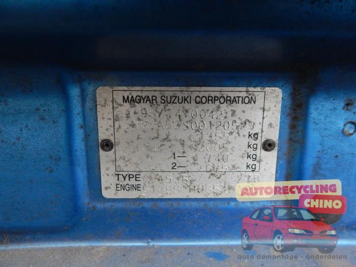 Suzuki Wagon-R+ 1.3 16V Sloopvoertuig (2000, Blauw)