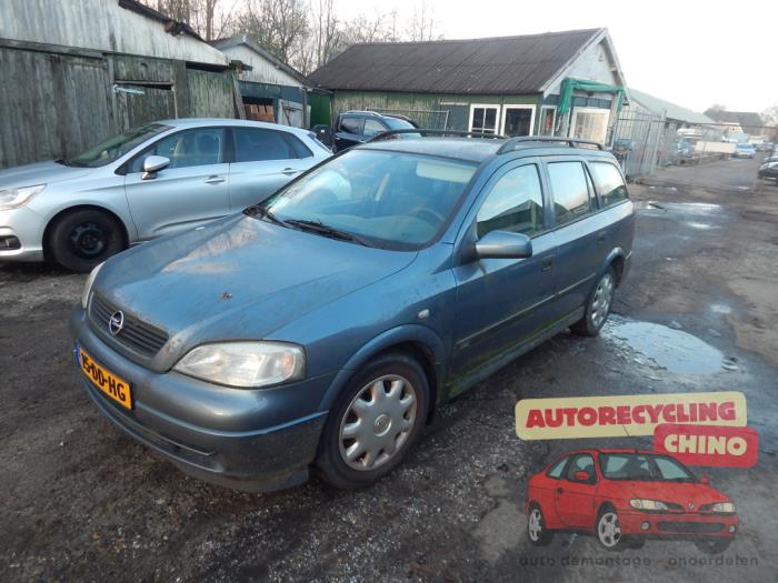 Opel Astra G Caravan 1.6 16V Sloopvoertuig (1999, Blauw)