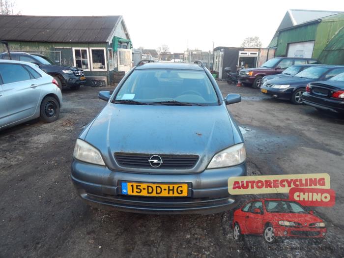 Opel Astra G Caravan 1.6 16V Sloopvoertuig (1999, Blauw)