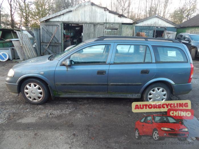 Opel Astra G Caravan 1.6 16V Sloopvoertuig (1999, Blauw)