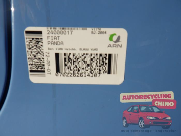 Fiat Panda 1.1 Fire Sloopvoertuig (2004, Blauw)