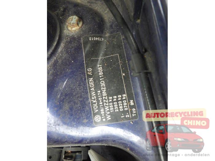 Volkswagen Polo IV 1.2 12V Sloopvoertuig (2002, Blauw)