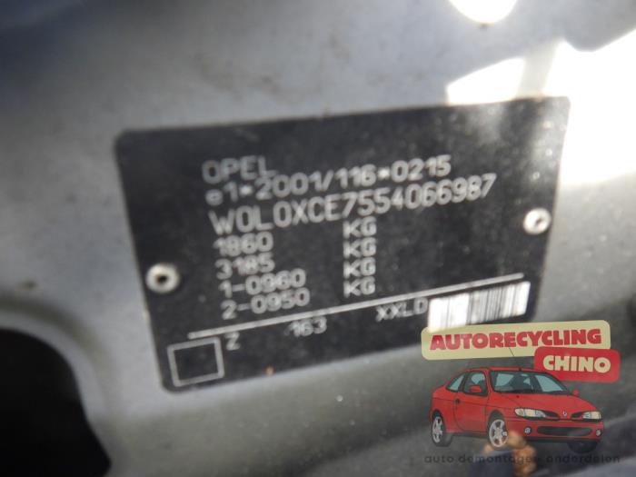 Opel Meriva 1.8 16V Sloopvoertuig (2004, Grijs)