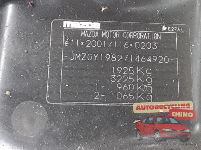 Mazda 6 Sportbreak 1.8i 16V Sloopvoertuig (2007, Zwart)