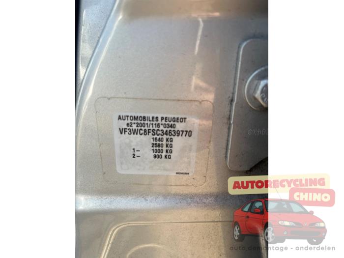 Peugeot 207/207+ 1.4 16V VTi Sloopvoertuig (2009, Grijs)