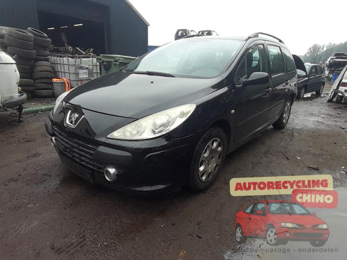 Peugeot 307 Break 1.4 16V Sloopvoertuig (2006, Zwart)