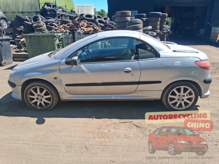 Peugeot 206 CC 2.0 16V Sloopvoertuig (2001, Grijs)