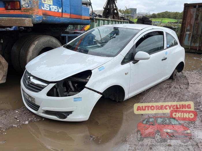 Opel Corsa D 1.3 CDTi 16V ecoFLEX Sloopvoertuig (2008, Wit)