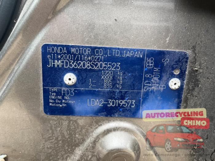 Honda Civic 1.3 Hybrid Sloopvoertuig (2008, Grijs)