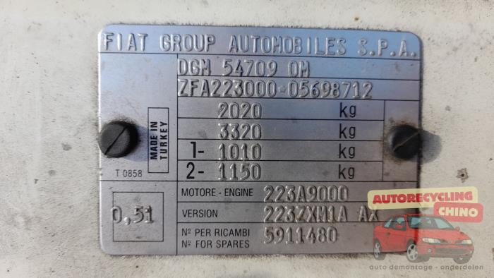 Fiat Doblo Cargo 1.3 D 16V Multijet DPF Sloopvoertuig (2009, Wit)