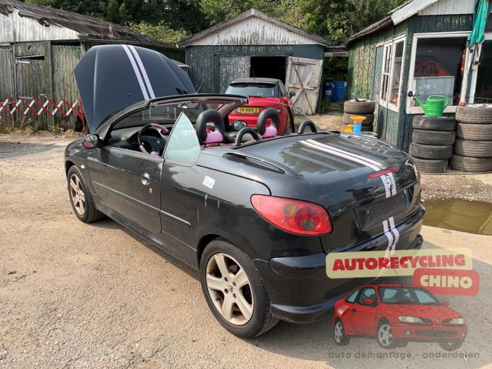 Peugeot 206 CC 2.0 16V Sloopvoertuig (2004, Zwart)