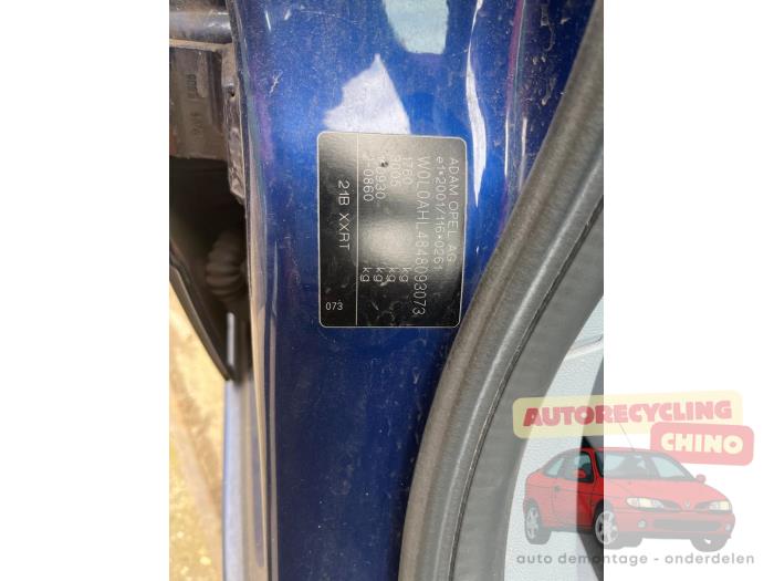 Opel Astra H 1.6 16V Twinport Sloopvoertuig (2004, Blauw)