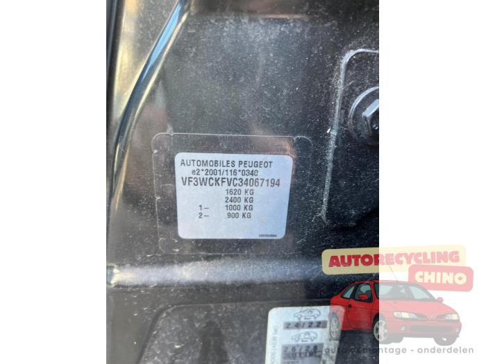 Peugeot 207/207+ 1.4 Sloopvoertuig (2007, Zwart)