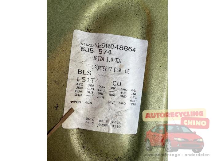 Seat Ibiza IV 1.9 TDI 105 Sloopvoertuig (2009, Geel)