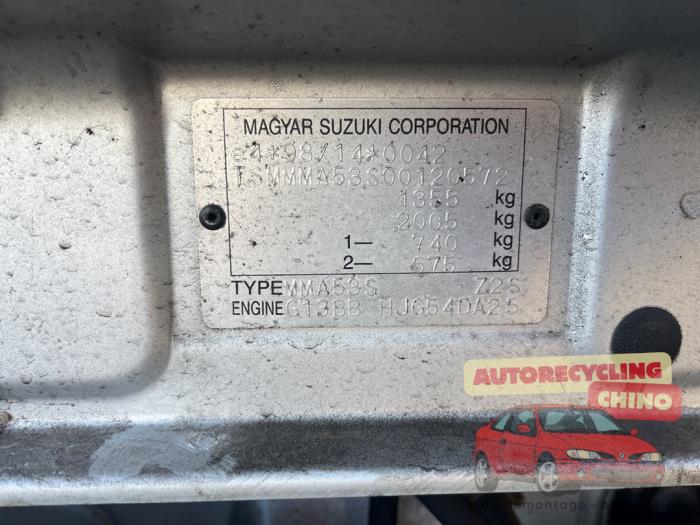 Suzuki Wagon-R+ 1.3 16V Sloopvoertuig (2001, Grijs)