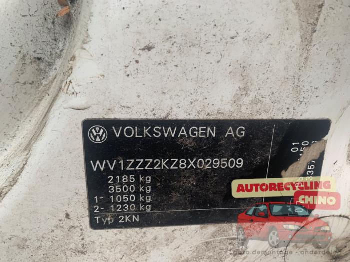 Volkswagen Caddy III 2.0 SDI Sloopvoertuig (2007, Wit)