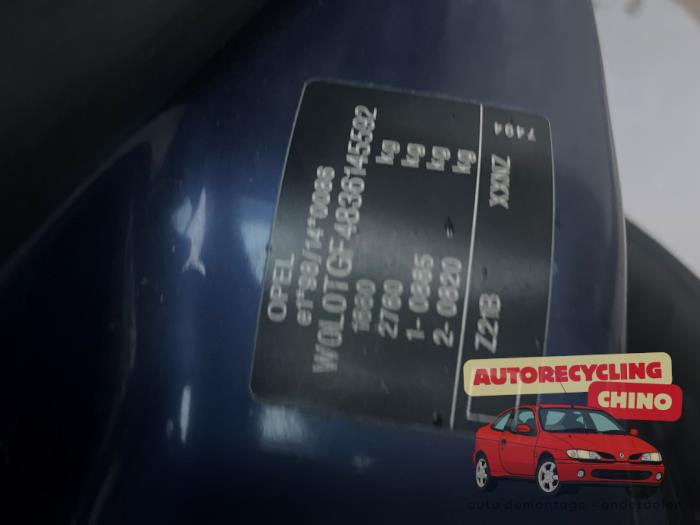 Opel Astra G 1.6 Sloopvoertuig (2003, Blauw)