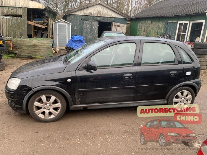 Opel Corsa C 1.2 16V Twin Port Sloopvoertuig (2006, Zwart)