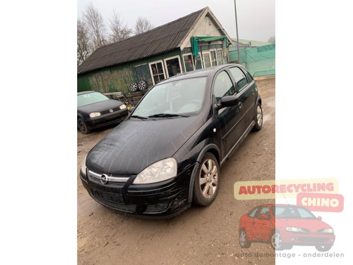 Opel Corsa C 1.2 16V Twin Port Sloopvoertuig (2006, Zwart)
