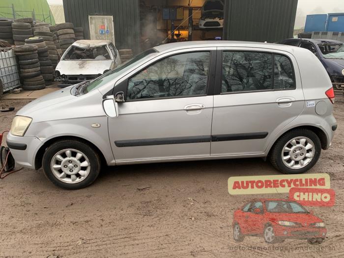 Hyundai Getz 1.3i 12V Sloopvoertuig (2002, Grijs)