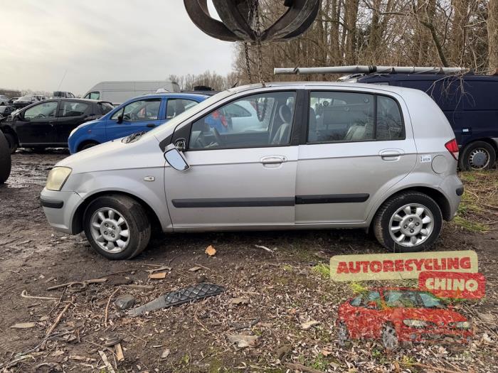 Hyundai Getz 1.3i 12V Sloopvoertuig (2002, Grijs)