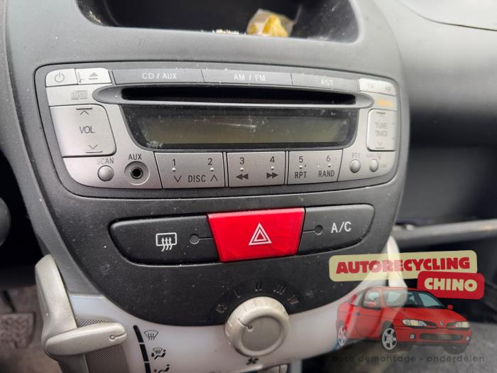 Toyota Aygo 1.0 12V VVT-i Sloopvoertuig (2006, Zwart)