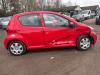 Toyota Aygo 1.0 12V VVT-i Sloopvoertuig (2007, Rood)