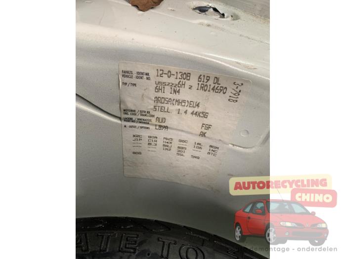 Seat Arosa 1.4i Sloopvoertuig (2001, Wit)