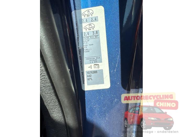 Peugeot 206 1.4 XR,XS,XT,Gentry Sloopvoertuig (2006, Blauw)